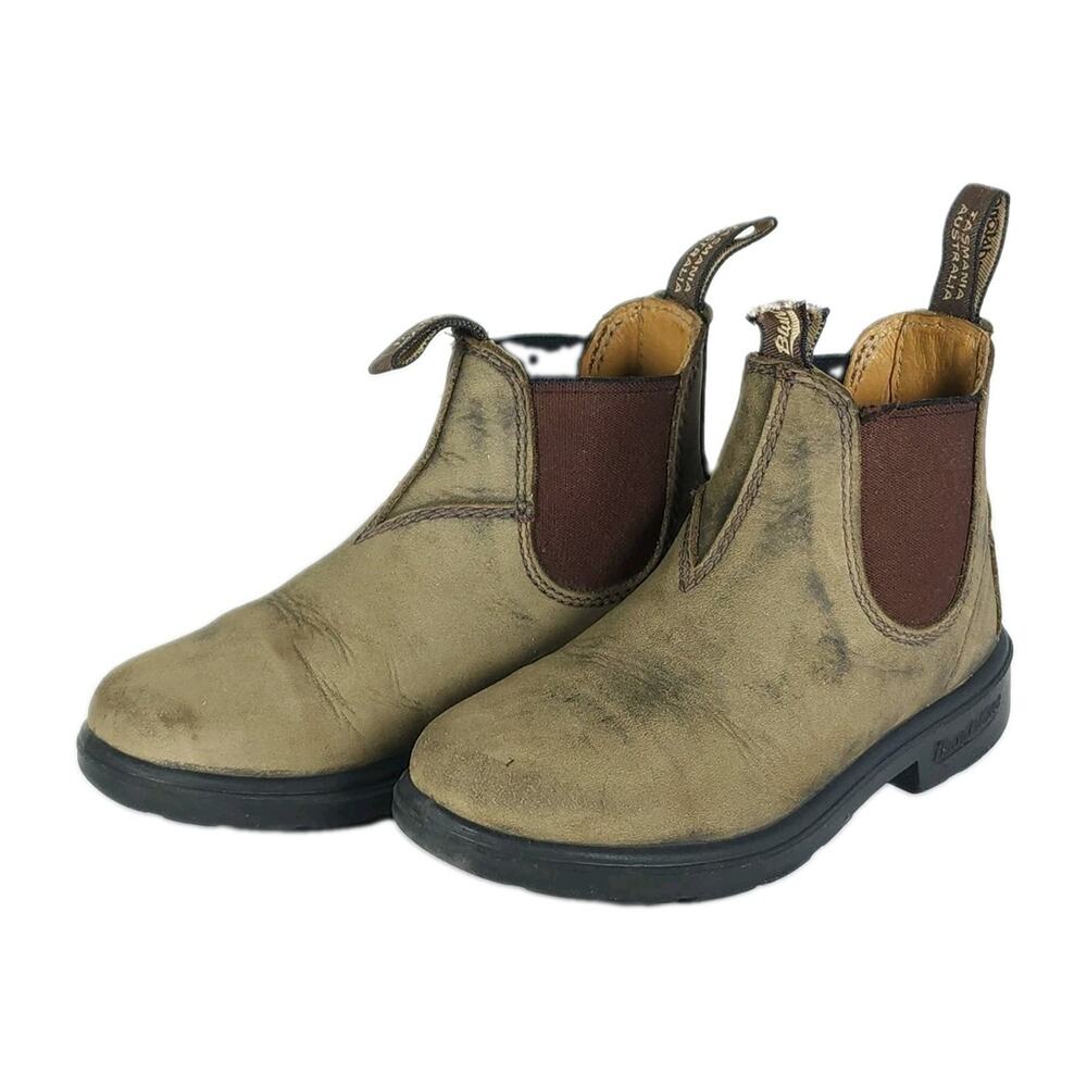 Blundstone 585 Kids Leather AU11 US12 EU29 Rustic Brown Chelsea Ankle Boots